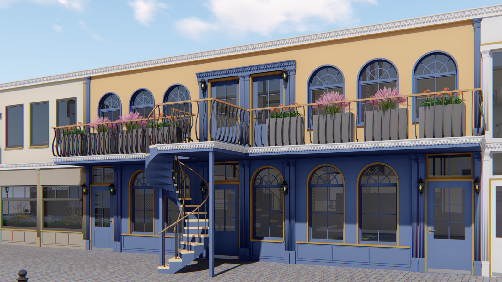 Архитектурный дизайн-проект "Французский Бульвар" в г. Волжский