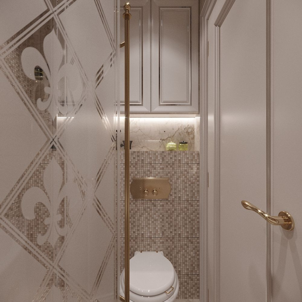 Дизайн ванной 4-комнатной квартиры в Москве