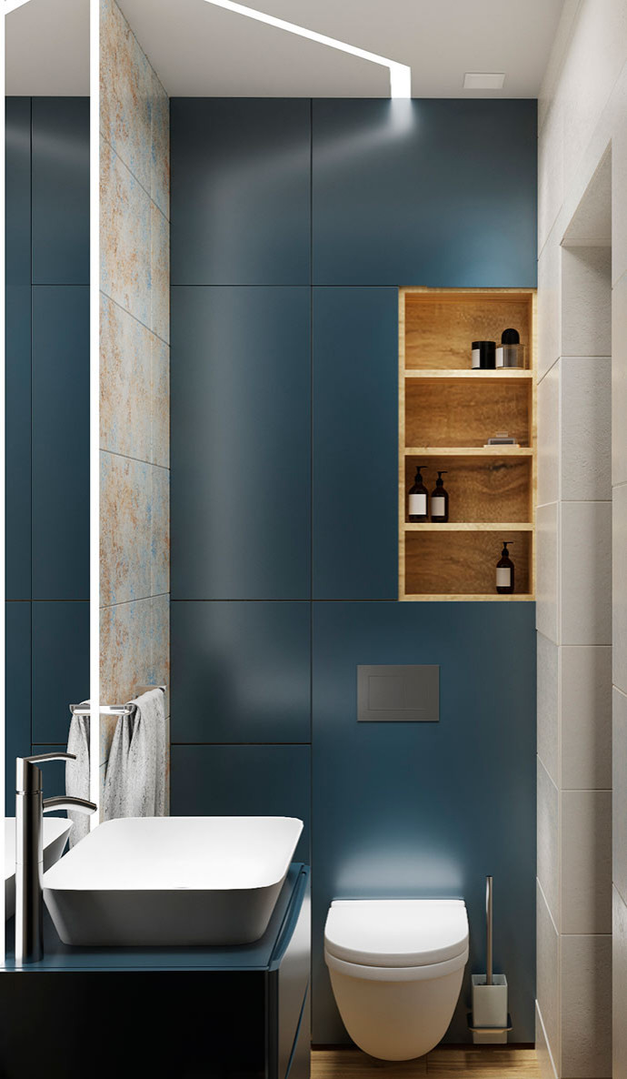 Дизайн-проект квартиры для молодой семьи ЖК "Цветной Бульвар"