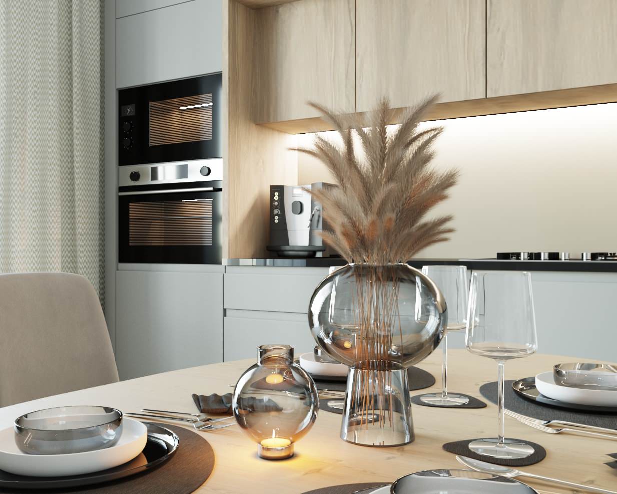 Интерьер квартиры в ЖК Жемчужный берег