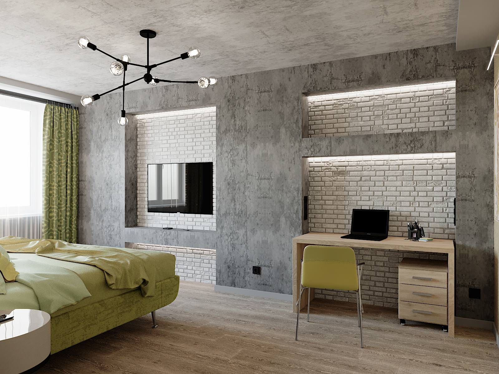 Современный интерьер в стиле Loft