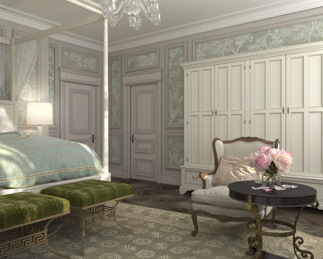 Interior design of Lux apartments of the Bariatinsky Palace