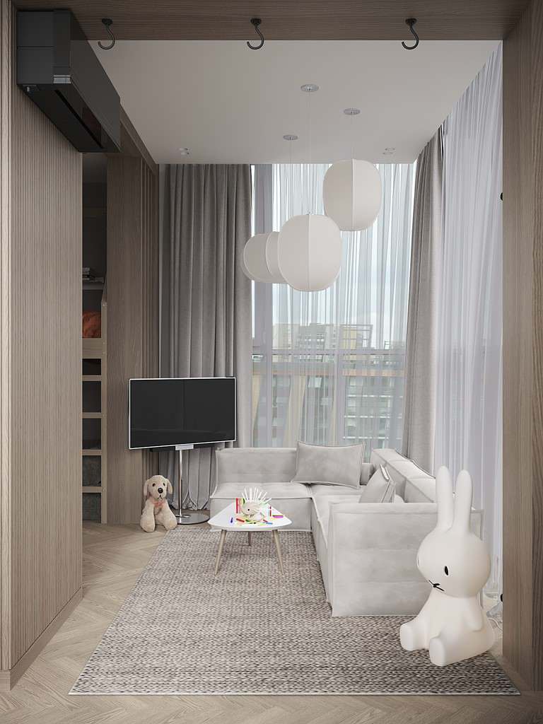 Квартира в современном стиле, ЖК «Duderhof Club», 146 кв.м.