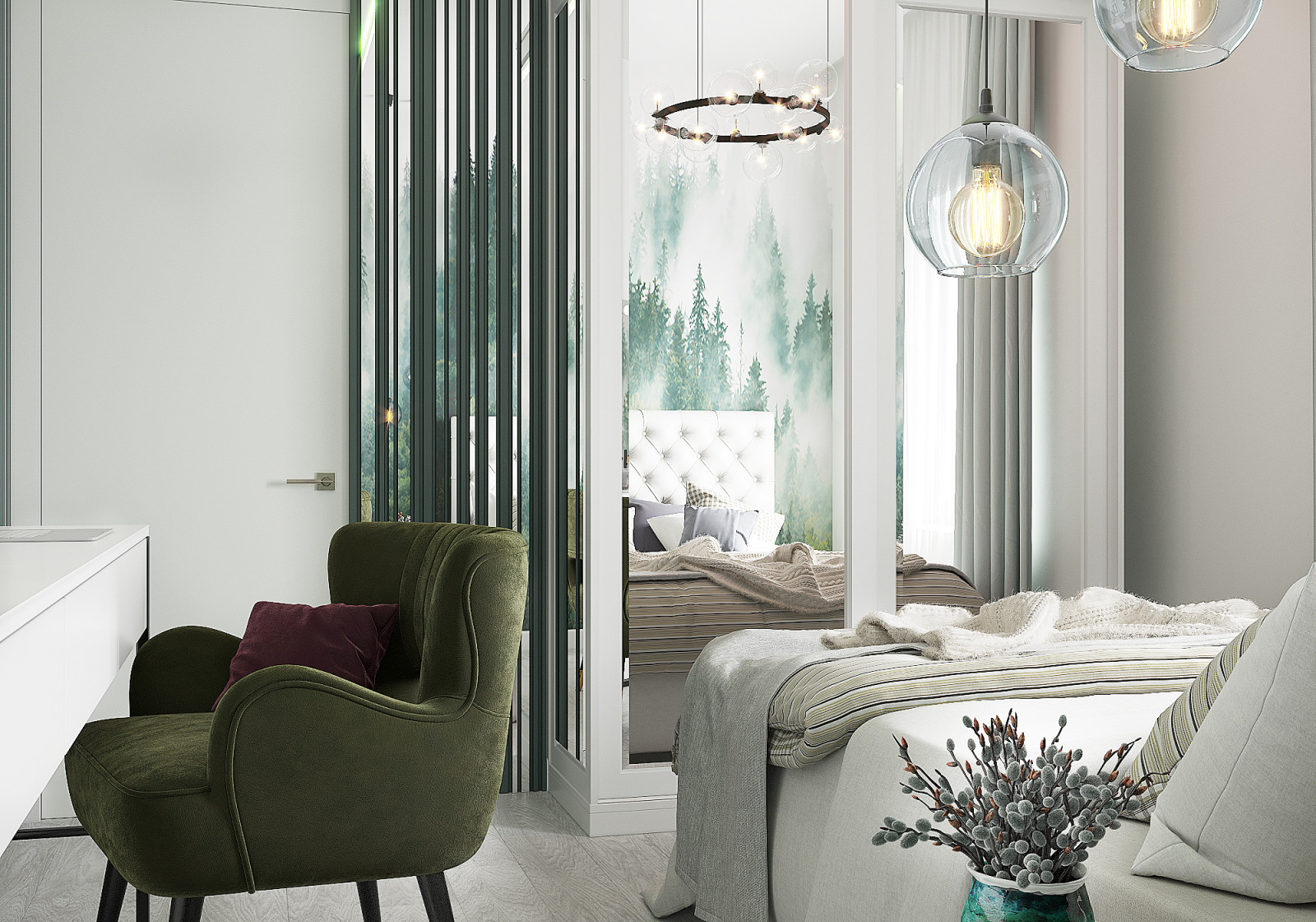 Дом с сеткой между первым этажом и вторым светом в Якутске.