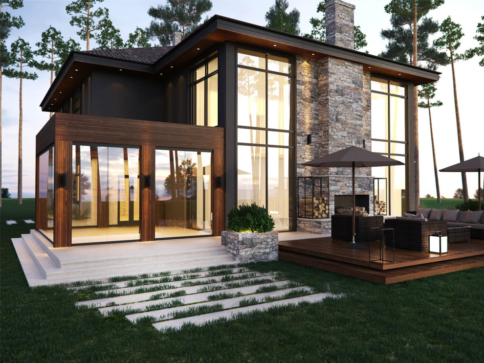 Дом в посёлке Комарово,  260 кв. м.