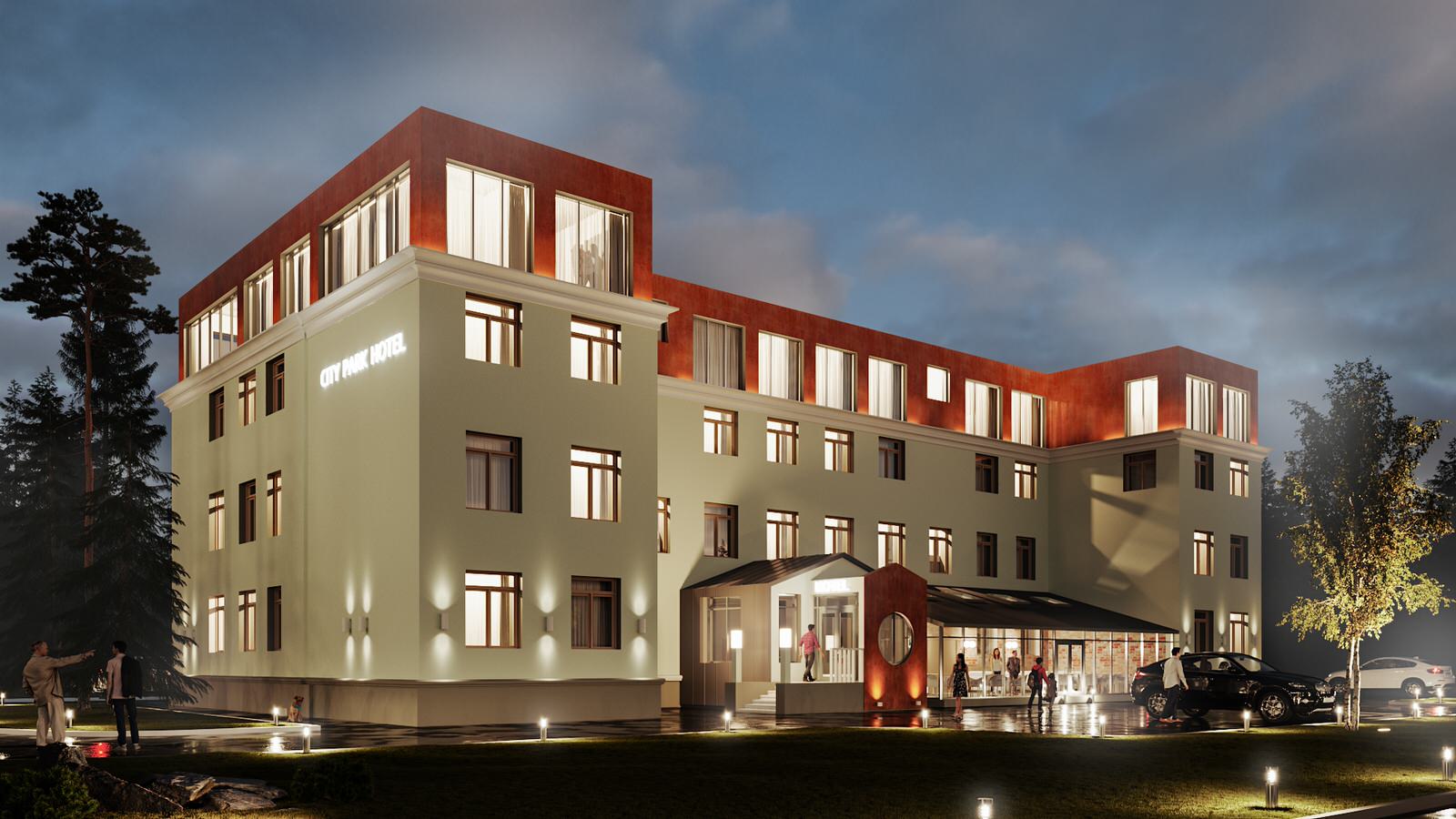 Гостиница на 115 номеров с кафе и баром