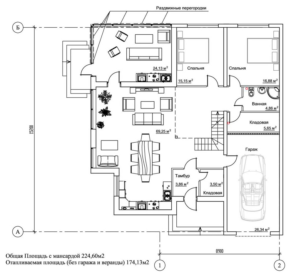 Индивидуальный жилой дом#2