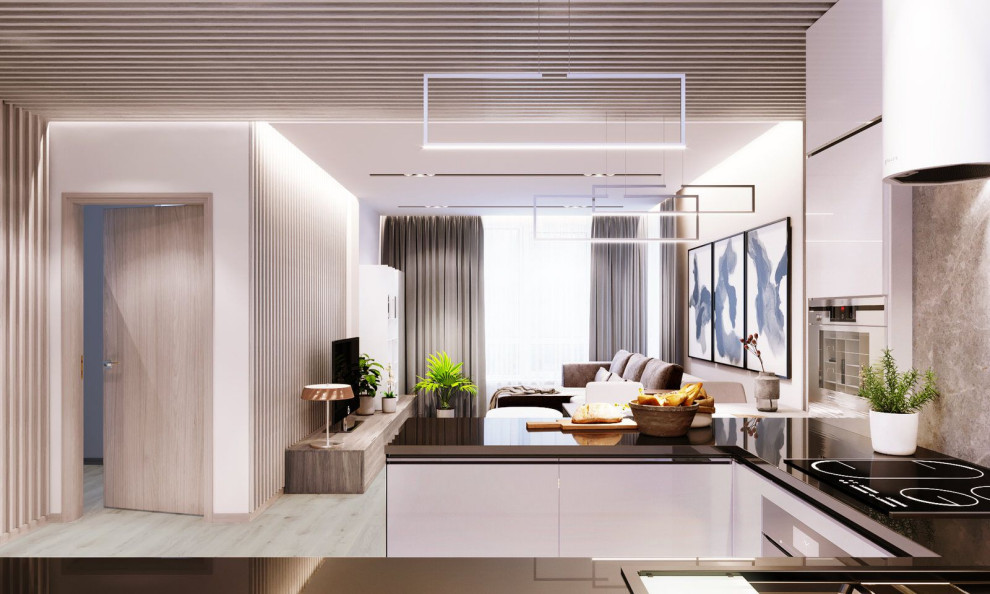 Дизайн проект квартиры для семейной пары 2023