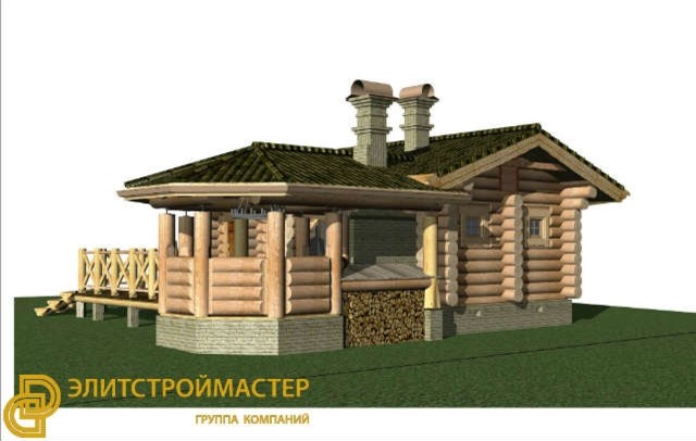 БАНЯ ОБЩЕЙ ПЛОЩАДЬЮ 124 КВ.М