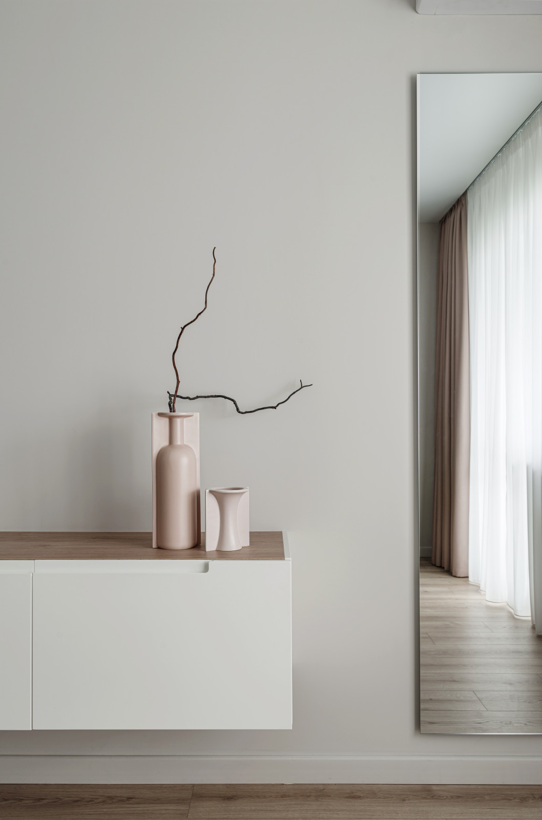 Обложка проекта: Спальня реализованного интерьера квартиры 100 кв.м. в ЖК Семья