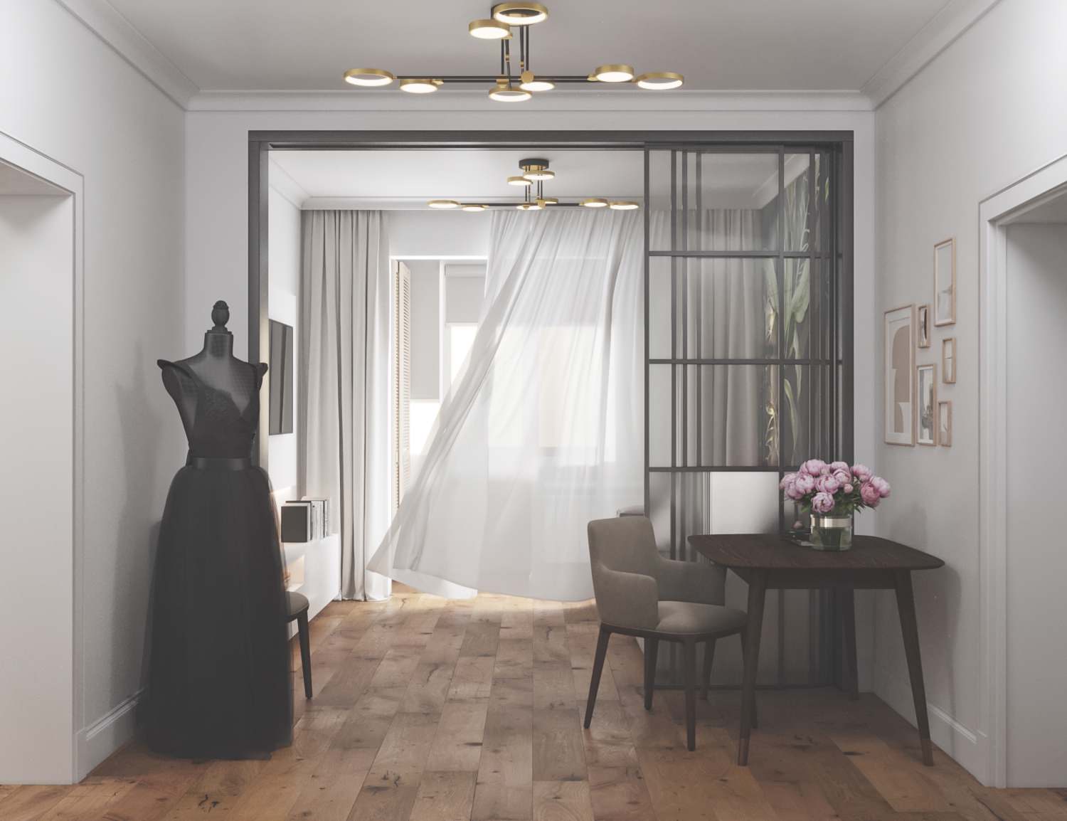 Концепция двухкомнатной квартиры