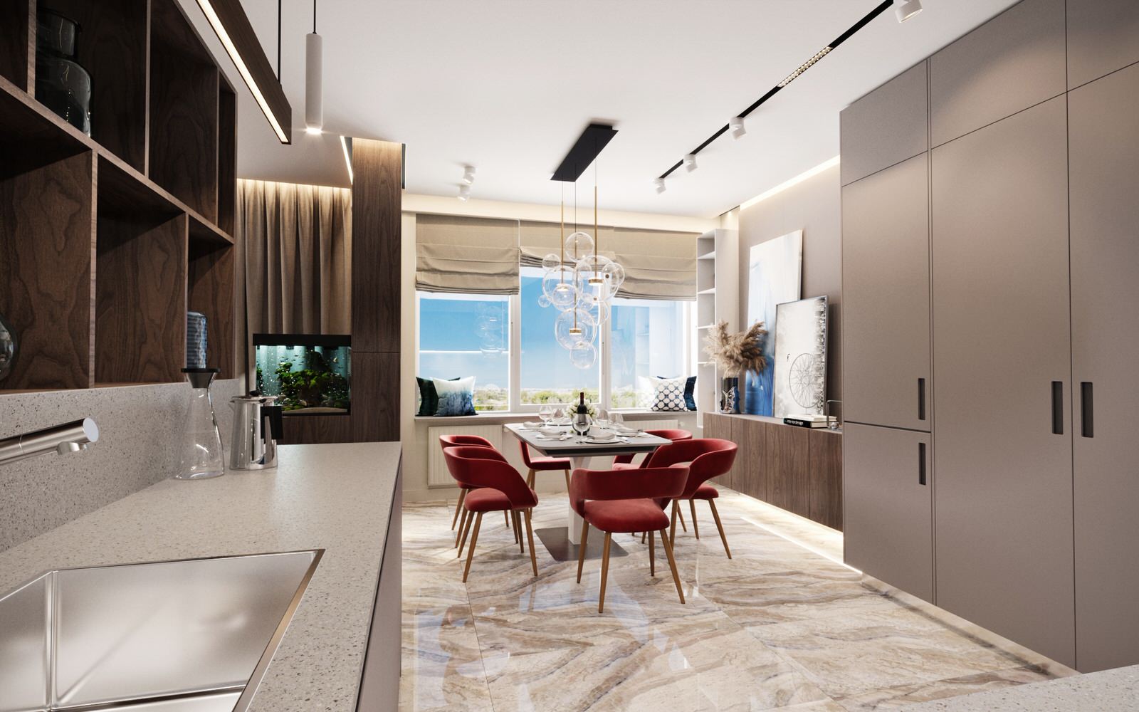 Дизайн современной семейной квартиры