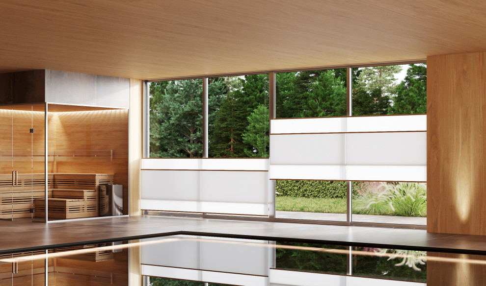 Бассейн в загородном доме