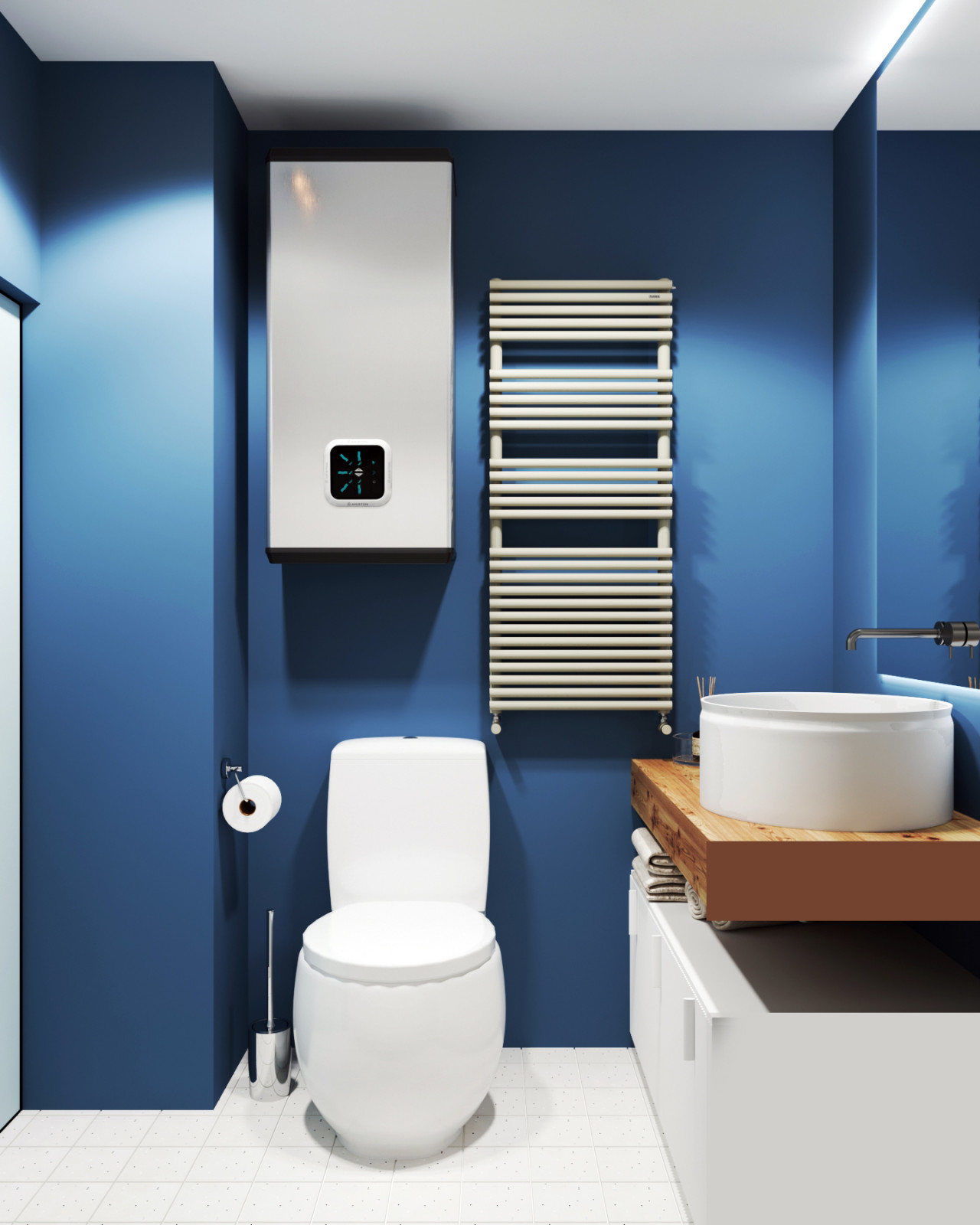 Апельсиновый фреш. Ванная комната.