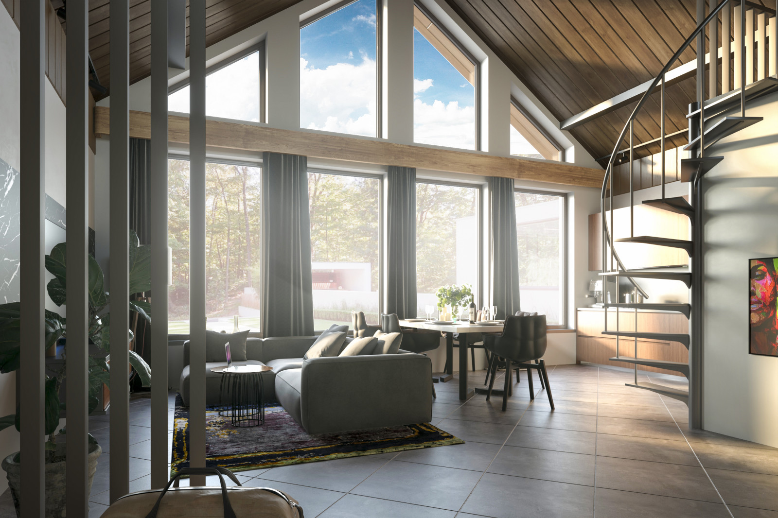 Обложка проекта: Разработка визуальной концепции шоурума (123 м2) для застройщика в г. Уфа