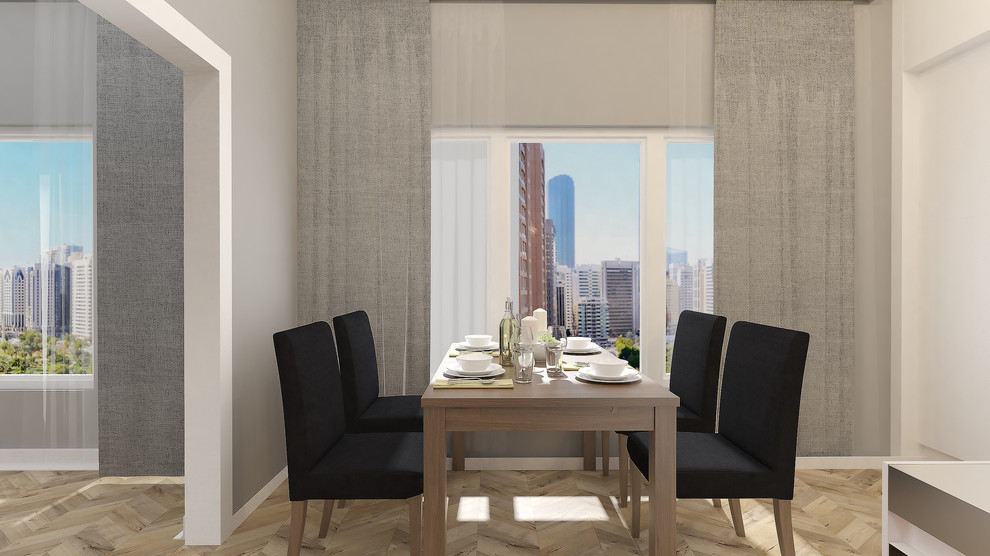 Апартаменты в скандинавском стиле для молодой семьи