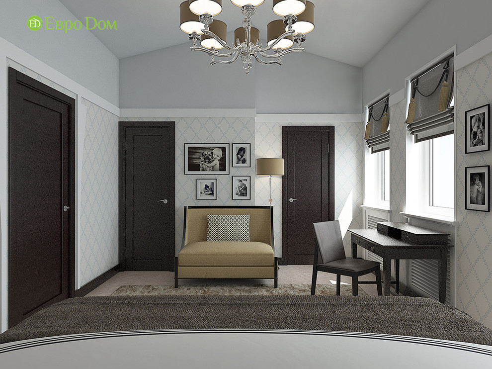 Дизайн интерьера коттеджа 490 кв. м в современном стиле