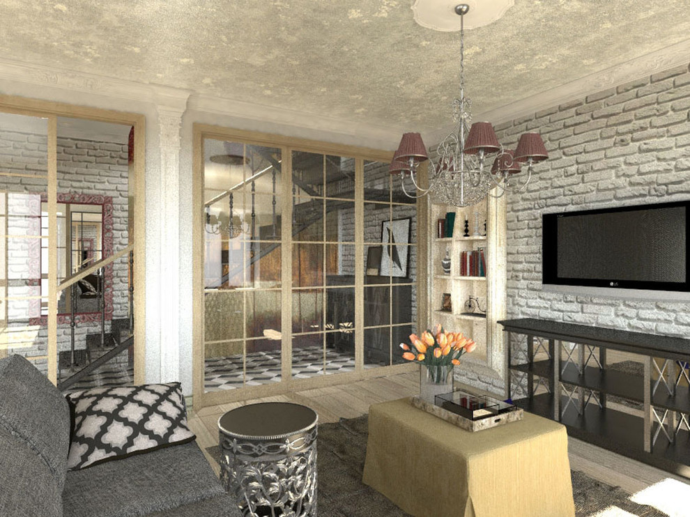 Обложка проекта: Двухуровневая квартира