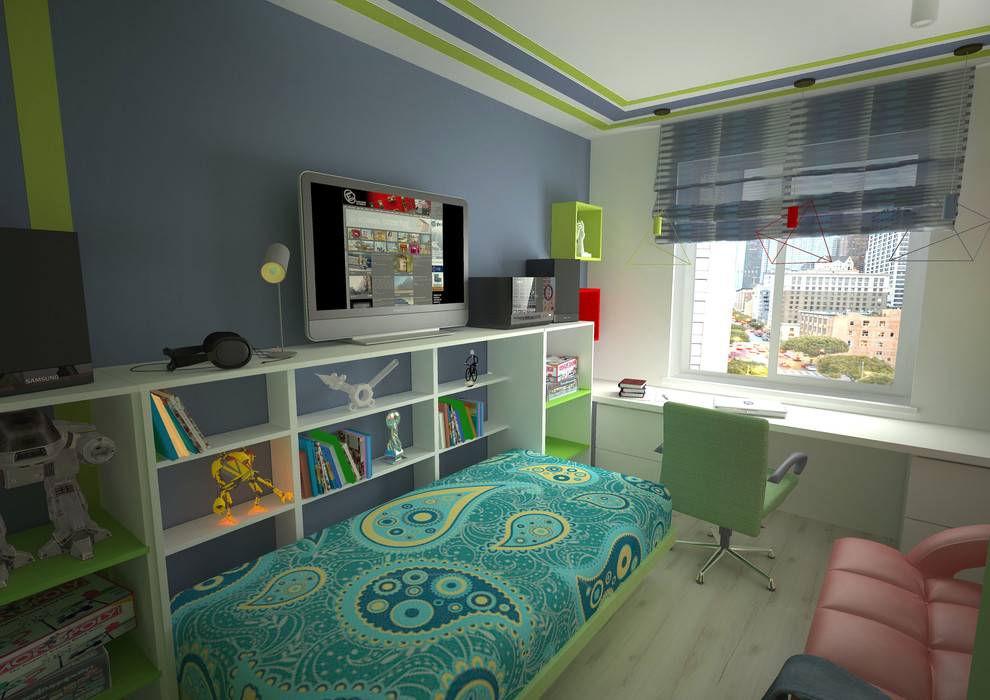 Современная функциональная квартира для семьи с тремя детьми