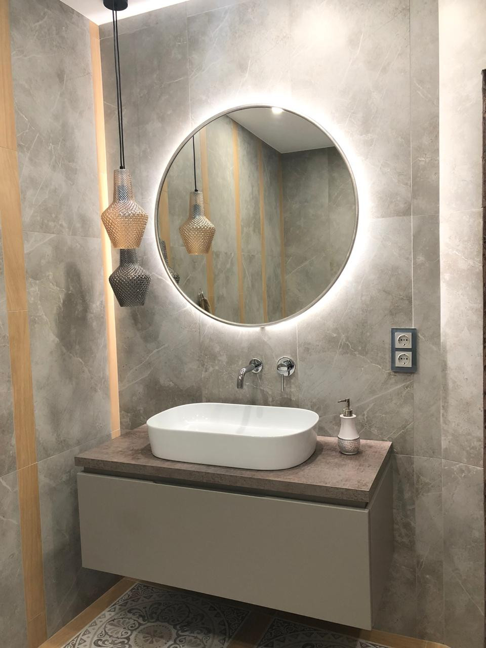 Зеркало RING 1 WALL LED