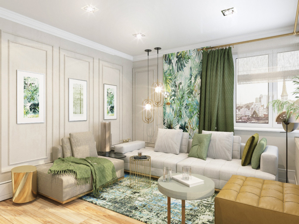 Обложка проекта: современный стиль.Квартира 70 м.кв.г.Воронеж