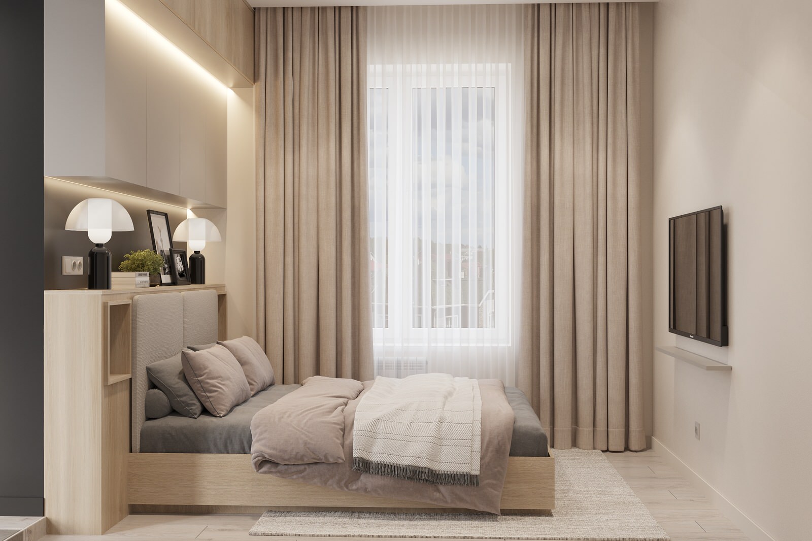 Проект квартиры, площадью 88 кв. м в п. Ганино