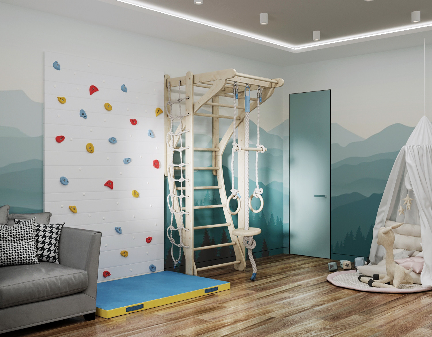 Оттенки синего и не только