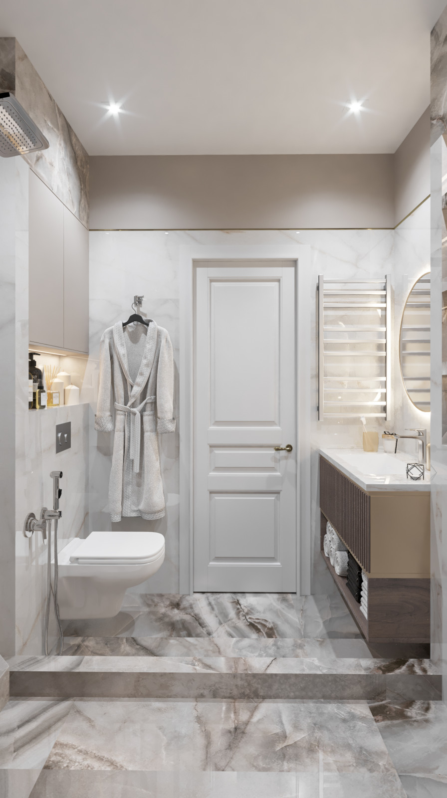 санузел гостевой в частном доме