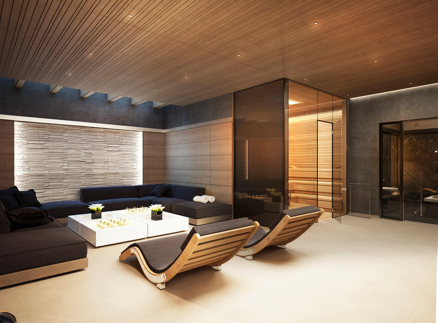 Интерьер частной виллы № 1