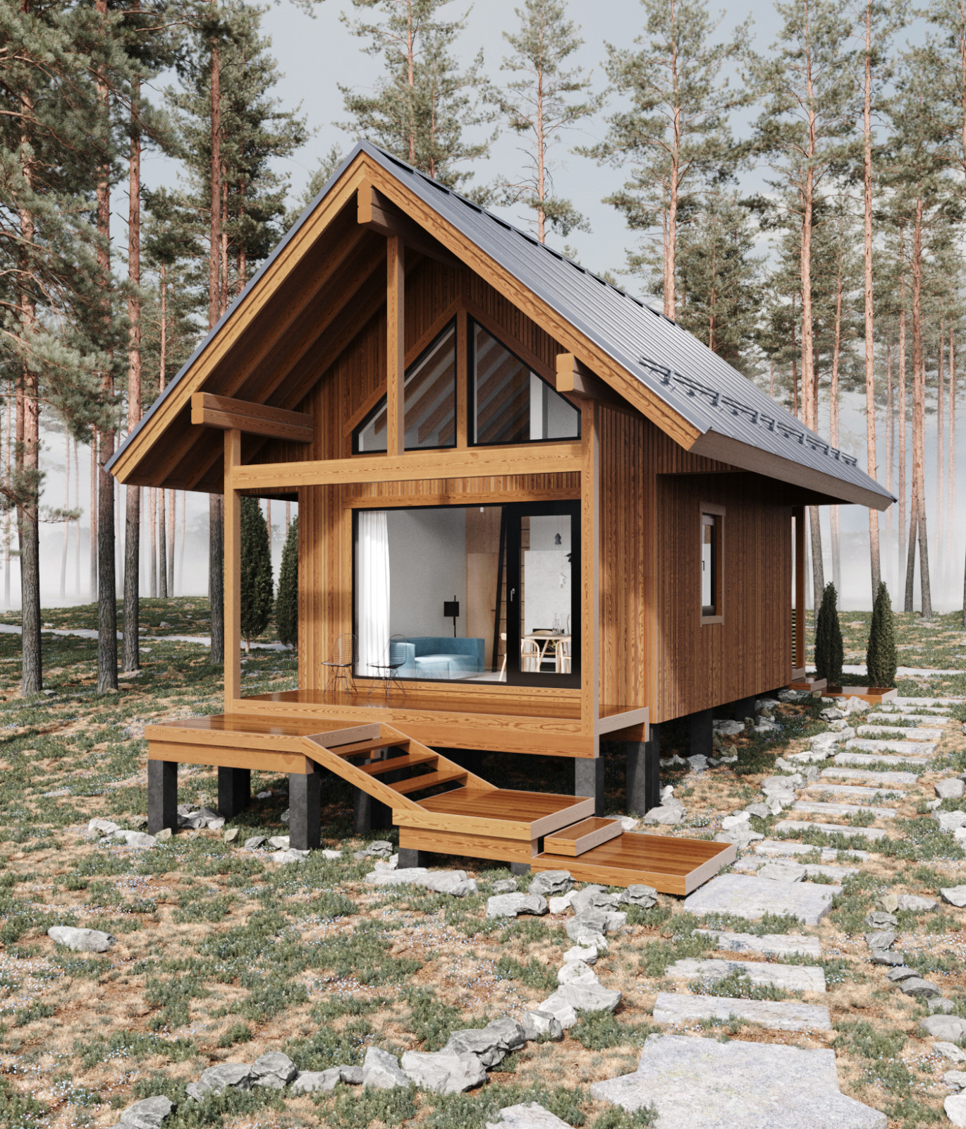Интерьер Гостевого дома Cabin S