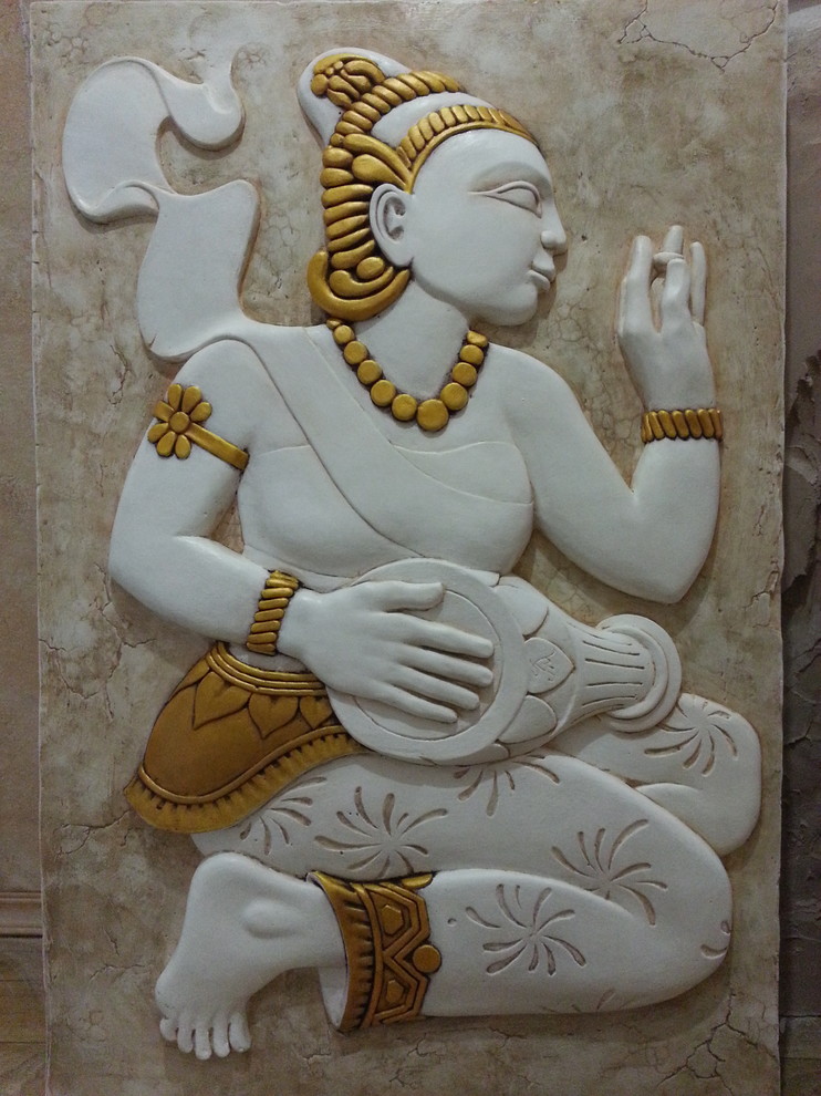Обложка проекта: Барельефное панно на индийскую тему