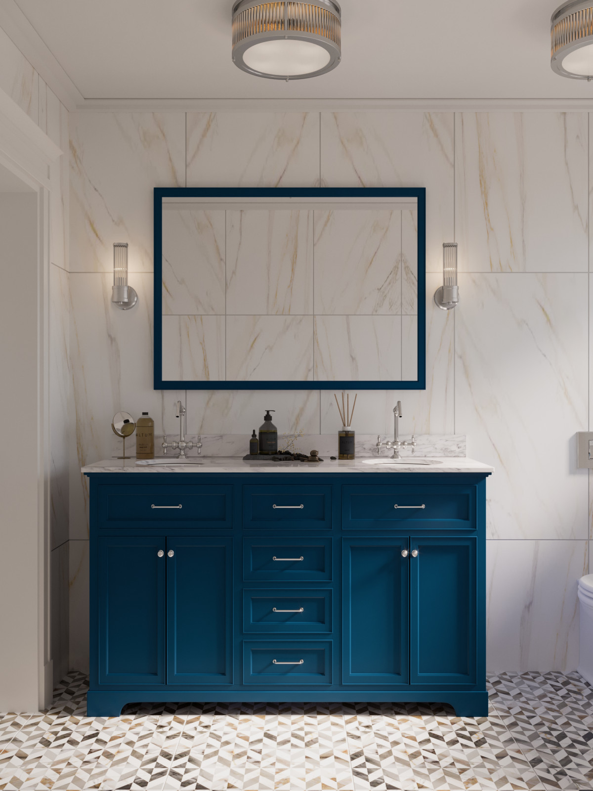 Загородный дом в американской классике для звездного клиента