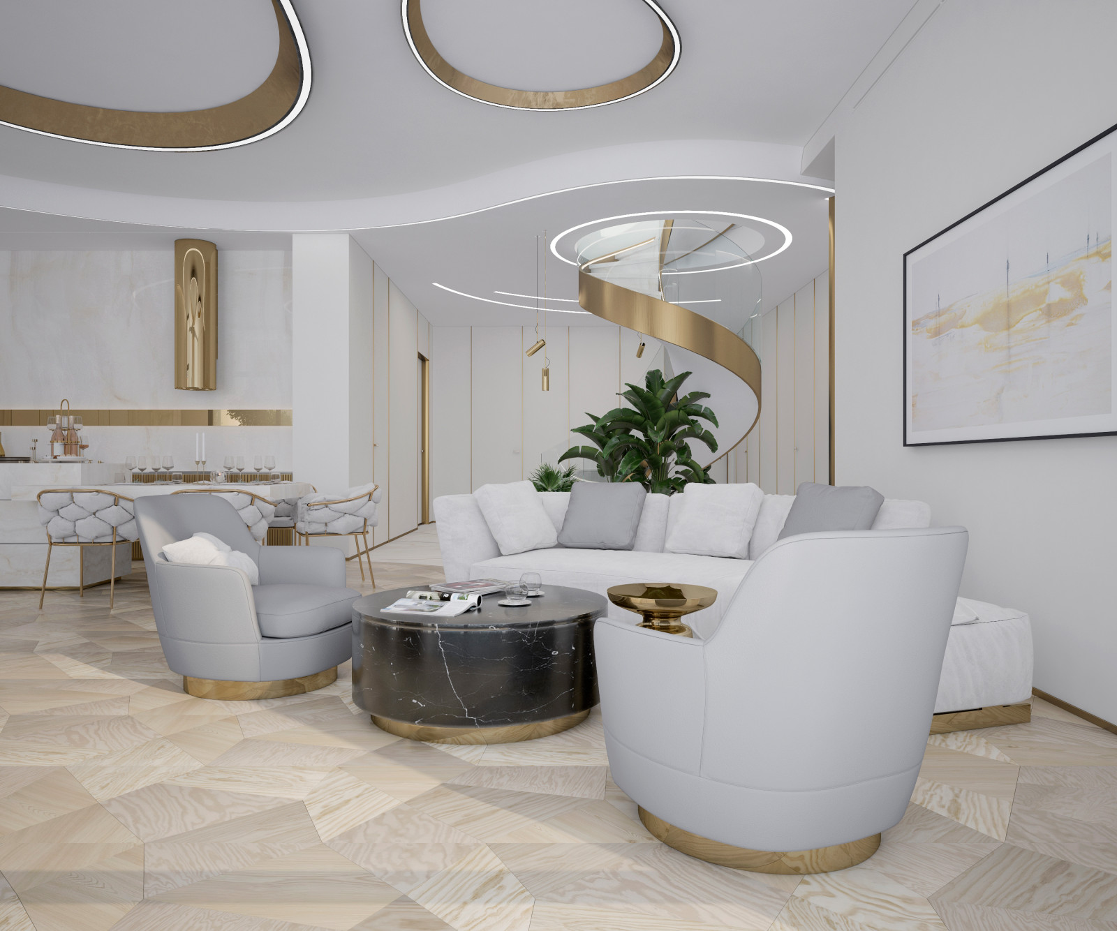 Квартира с террасой - Москва. 300 кв.м.