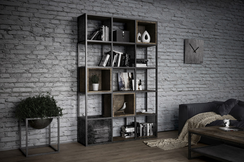 Обложка проекта: Мрачная и брутальная квартира лофт