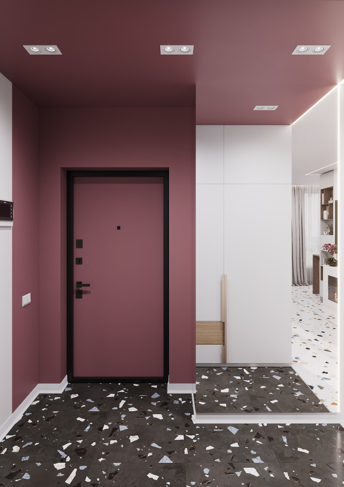 Дизайн-проект яркой квартиры 65 кв.м в современном стиле