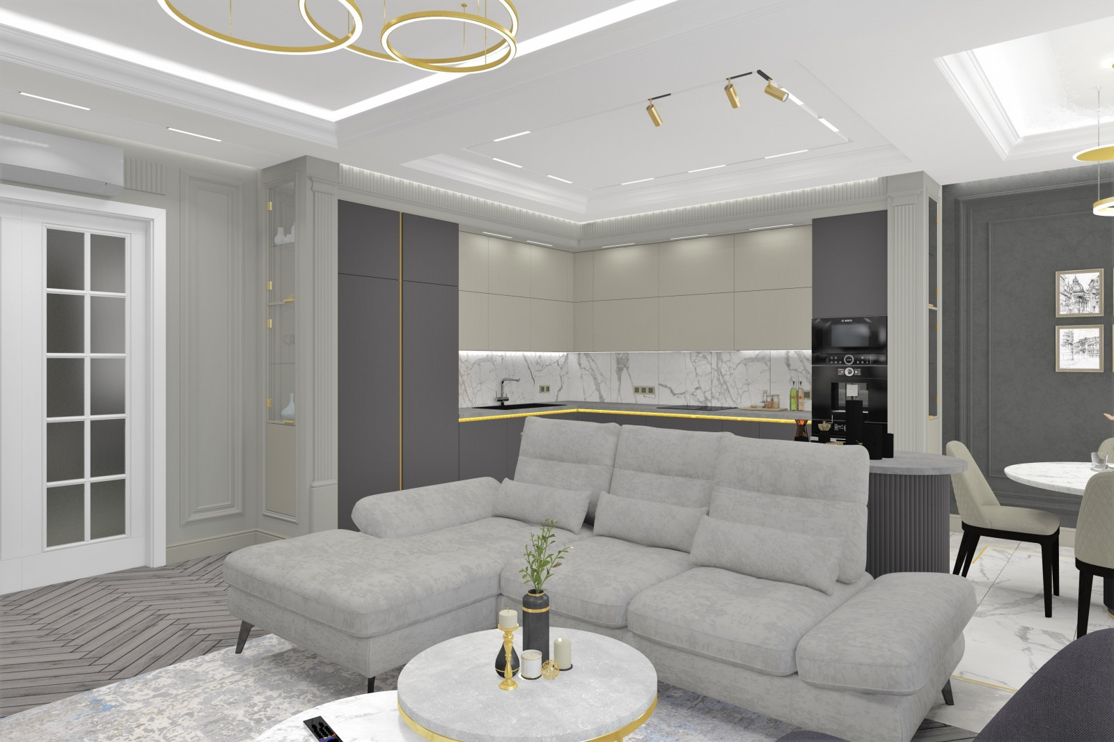 Все оттенки серого. Санкт - Петербург. Квартира