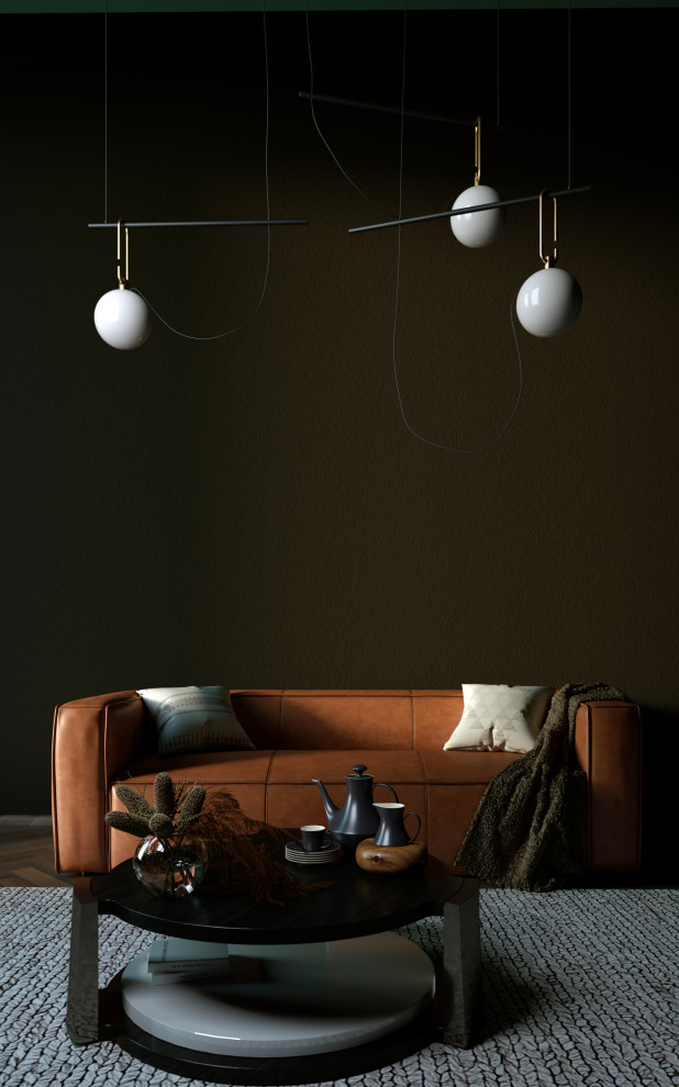 Обложка проекта: Интерьер в темных тонах