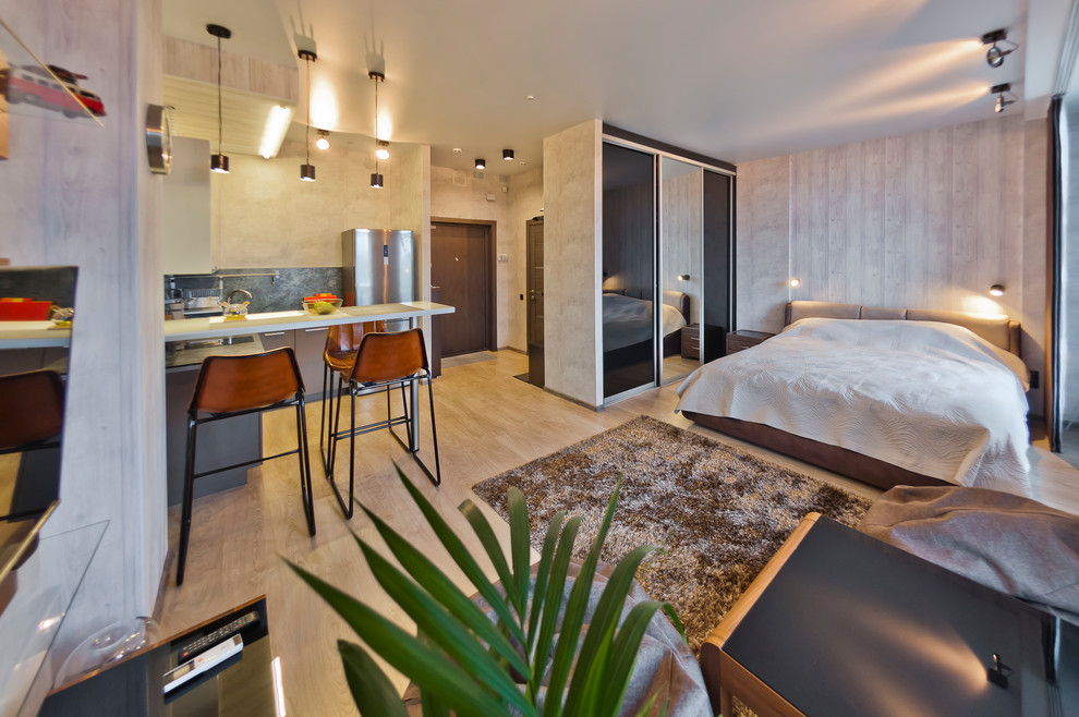 Обложка проекта: Квартира-студия в современном стиле