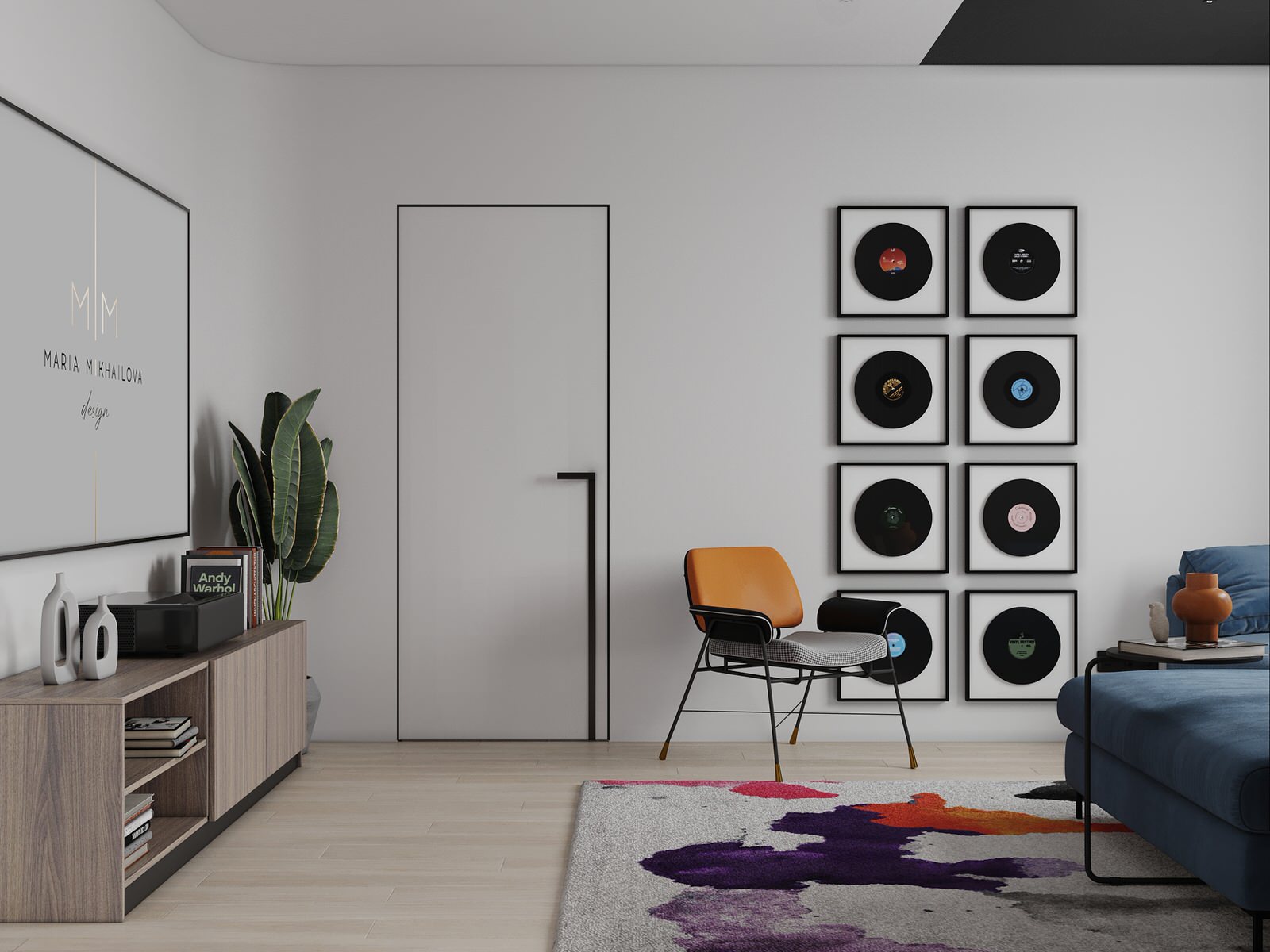 Квартира в стиле минимализма для молодой девушки