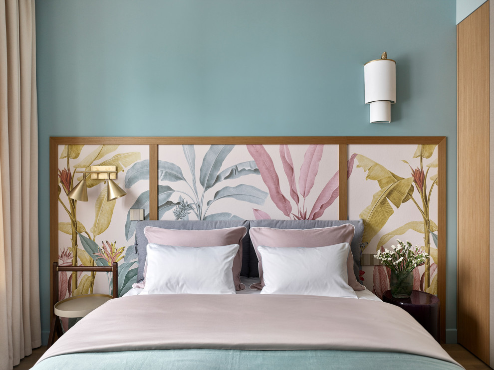 Небольшая квартира в оттенках синего