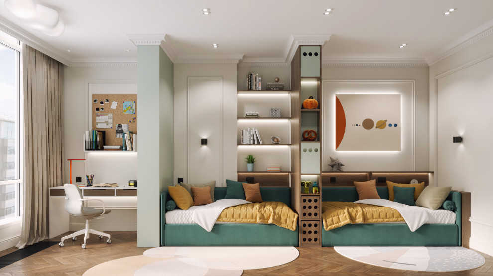 Проект: ЖК Лица, двухуровневая квартира