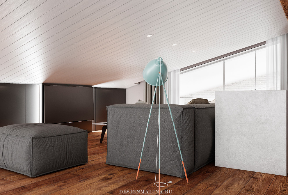 Дизайн проект интерьеров загородного дома в поселке Скандинавия