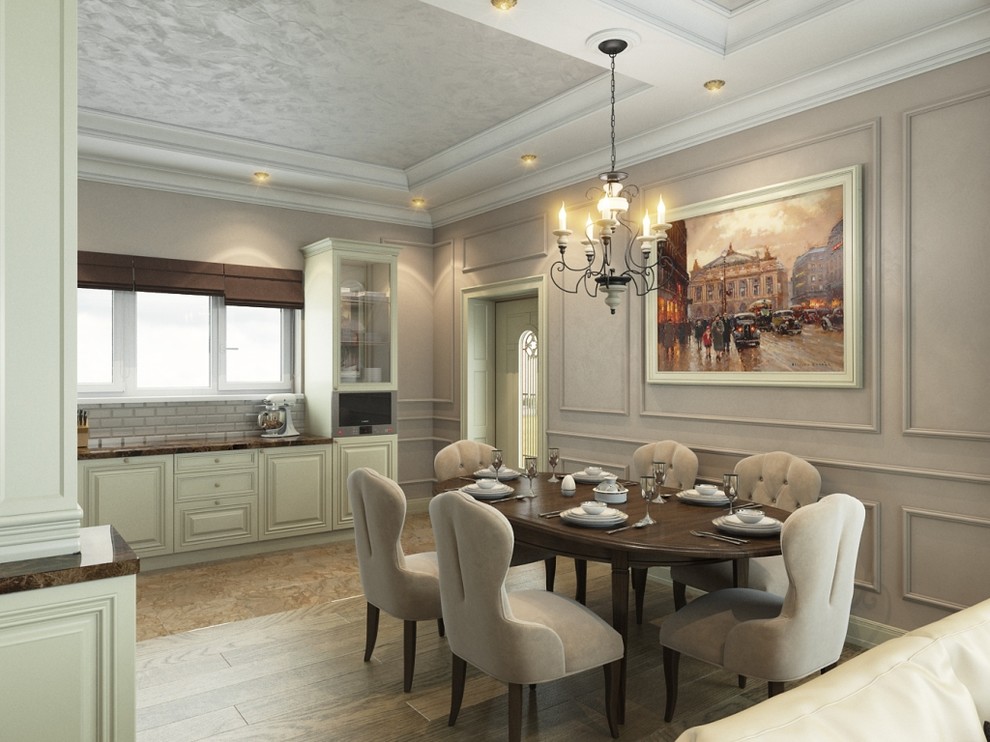 Дизайн интерьера частного коттеджа в г. Щелково