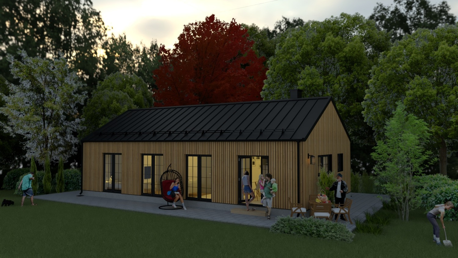 Дачный дом 75 м.кв.