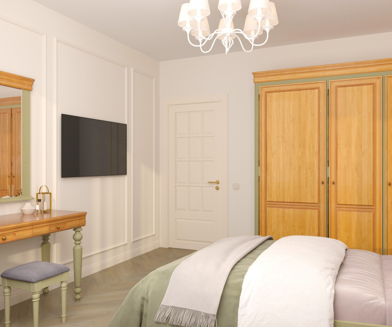 Дизайн проект - уютный и элегантный интерьер в мягких пастельных тонах