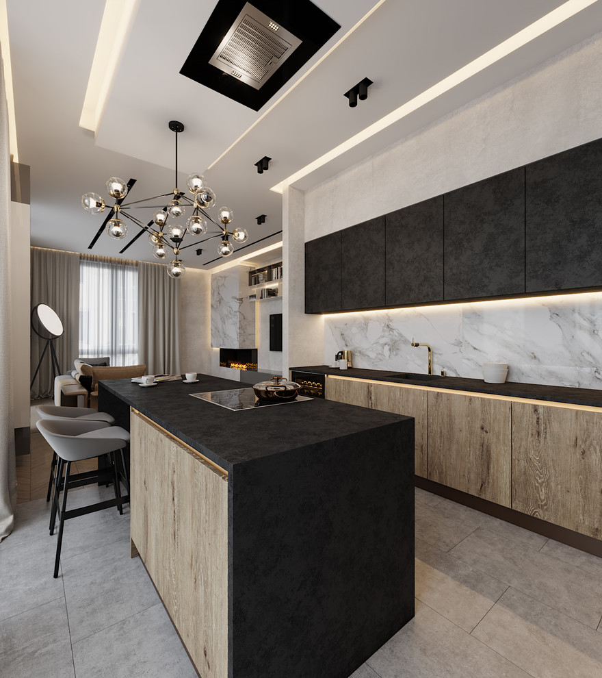 Роскошь в трехкомнатной квартире в ЖК  "Смольный Парк"