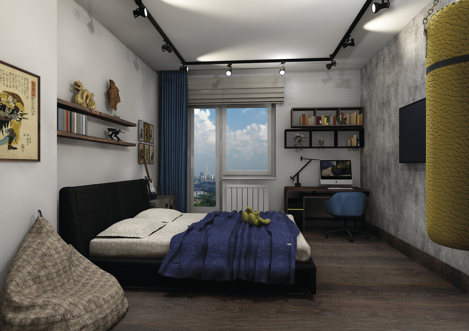 Квартира с этническими мотивами