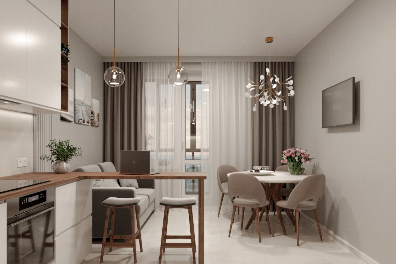 Дизайн-проект квартиры с готовой отделкой от застройщика