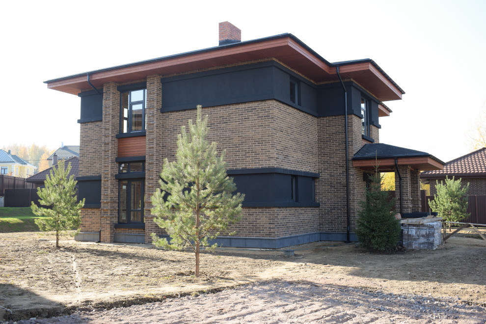 Загородный дом из кирпича в КП "Охтинское раздолье", Санкт-Петербург