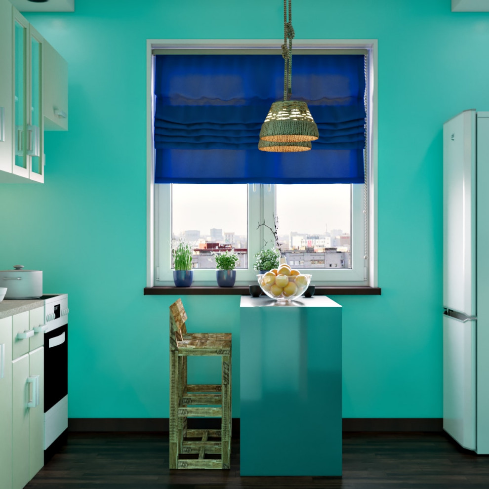 Кухня в морском стиле